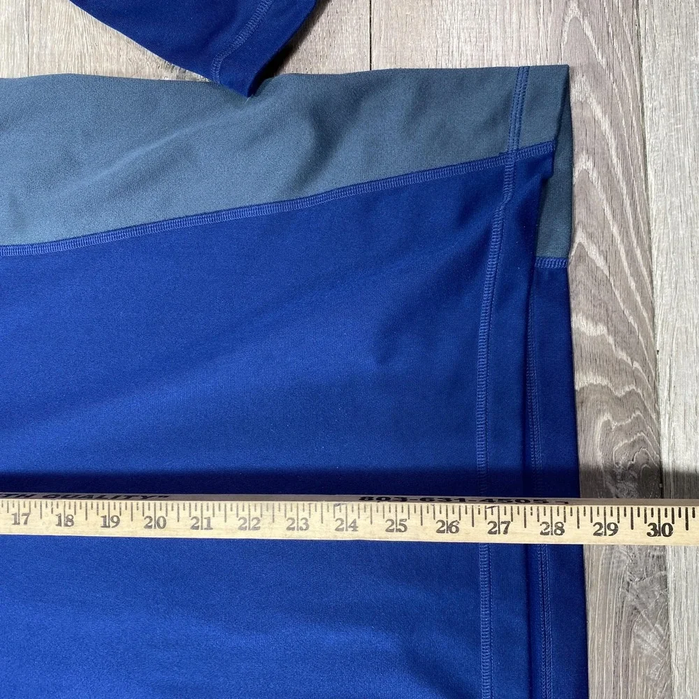 The North Face Pullover Mens XL Blue Gray Quarter Zip Fleece Outdoor‎ Hiking
